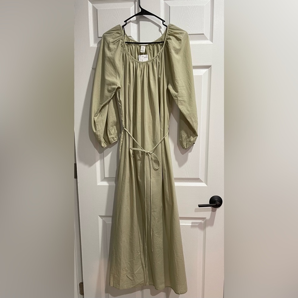 Oversized h&m tie dress